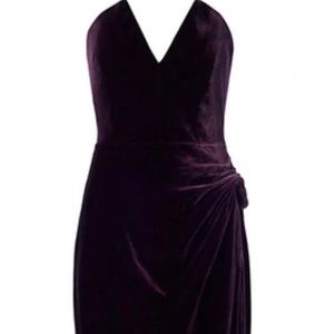 Cushnie Et Ochs - Velvet Strapless Dress